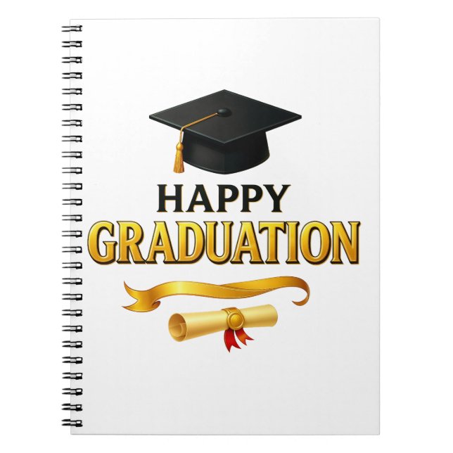 Happy Graduation Notizblock (Vorderseite)