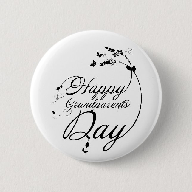 Happy grandparents day button (Vorderseite)