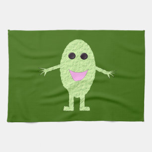 Happy Green Grape Kitchen Handtuch