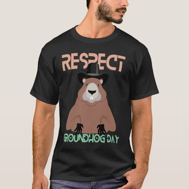 Happy Groundhog Day 2023  Costume  groundhog day   T-Shirt (Vorderseite)