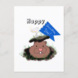 Happy Groundhog Day Feiertagspostkarte