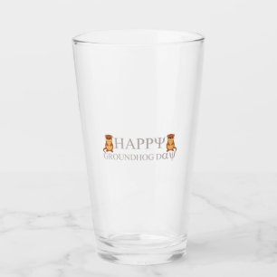 Happy Groundhog Day Glas