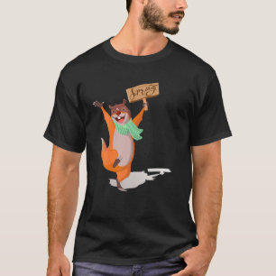 Happy Groundhog Day - Marmot Forecast for Spring T-Shirt
