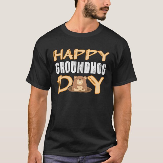Happy Groundhog Day Moonak Whistlepig Animal Top G (Vorderseite)