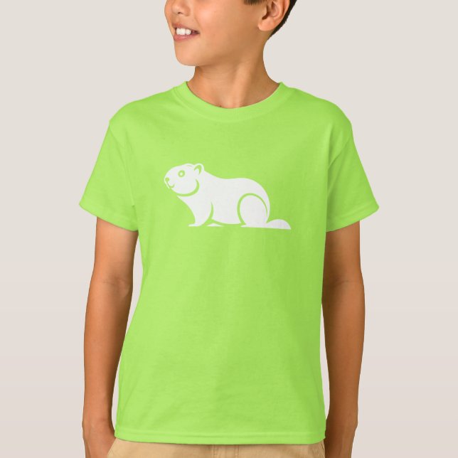Happy Groundhog Day T-Shirt (Vorderseite)