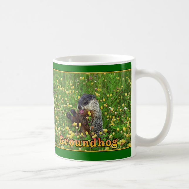 Happy Groundhog Day Tasse (Rechts)