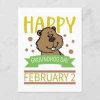 Happy Groundhog's Day 2. Februar