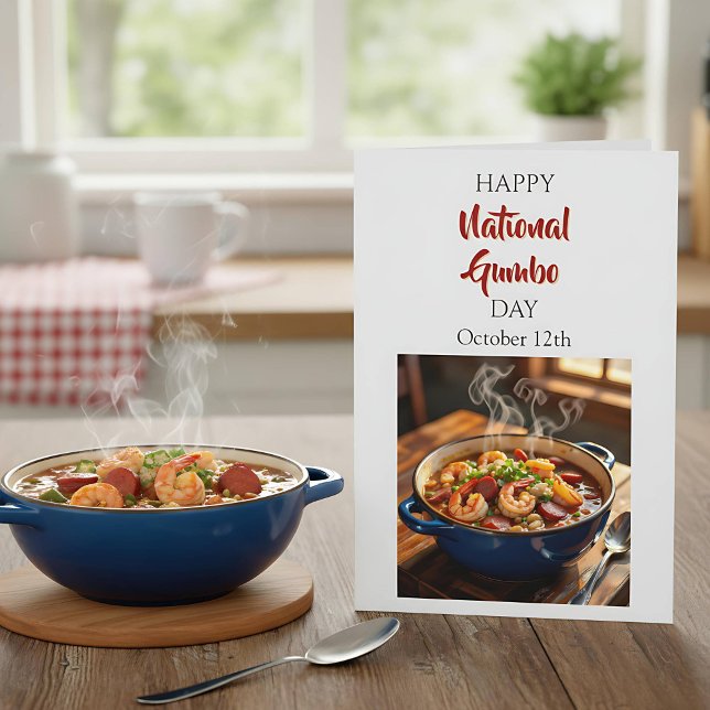 Happy Gumbo Day | 12. Oktober Karte (Von Creator hochgeladen)