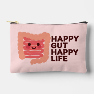 Happy Gut, glückliches Leben - Niedliches Lächeln Zubehörtasche