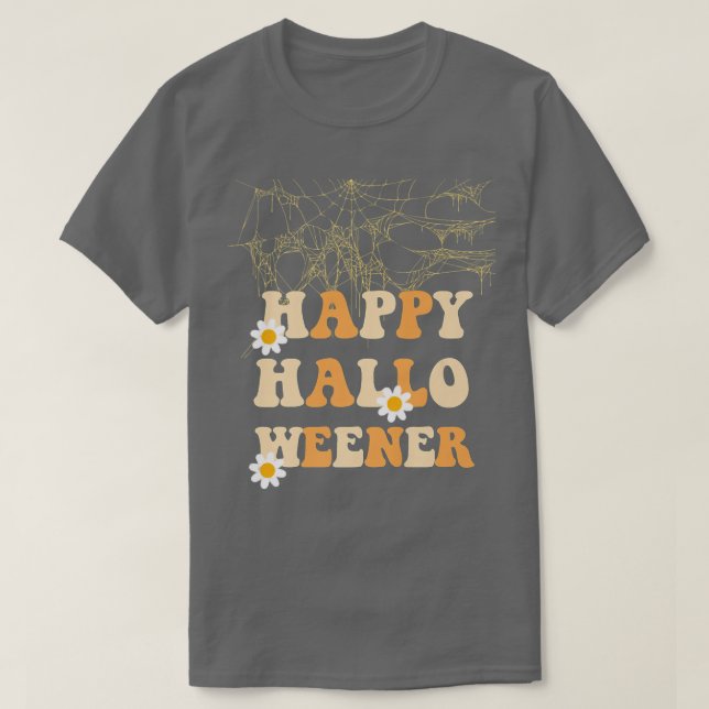 Happy Hallo Weener Halloweener Halloween Premium T T-Shirt (Design vorne)