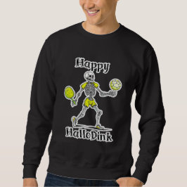 Happy Hallodink | Halloween und Pickleball Pub Sweatshirt