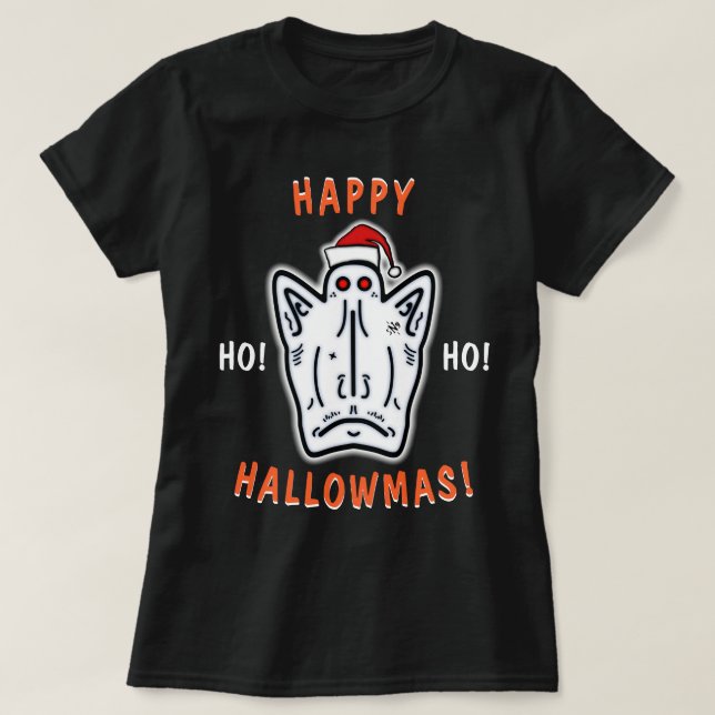 Happy HalloMas (Halloween + X-Mas) ! v2 T-Shirt (Design devant)