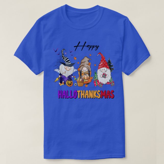 Happy hallothanksmas 37 T-Shirt (Design vorne)