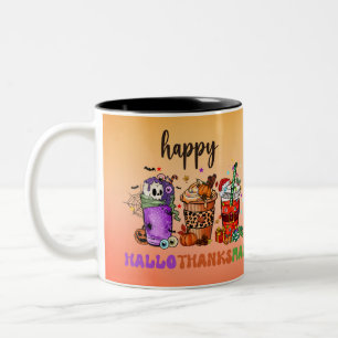 Happy HalloThanksMas café Mug