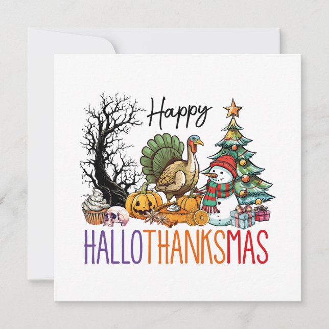 Happy Hallothanksmas Clipart (Vorderseite)