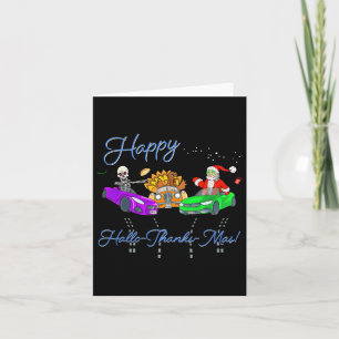Happy Hallothanksmas Crashing Weihnachts Spaß Holi Karte