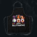Happy Hallothanksmas Gnomes Lover Frohe Weihnachte Schürze<br><div class="desc">Happy Hallothanksmas Gnomes Lover Frohe Weihnachten</div>