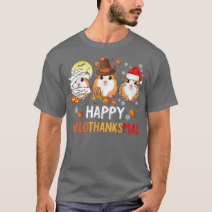 Happy Hallothanksmas Guinea Schweine T-Shirt