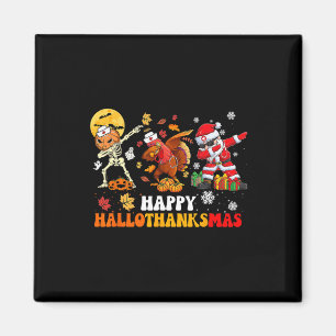 Happy Hallothanksmas Nurse Halloween Erntedank Magnet
