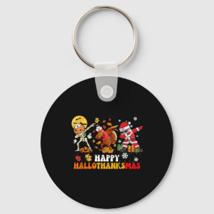 Happy Hallothanksmas Nurse Halloween Erntedank Schlüsselanhänger