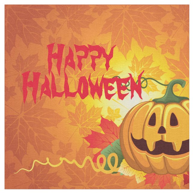 Happy Halloween 10 Custom Fabrics Stoff (Nahaufnahme)