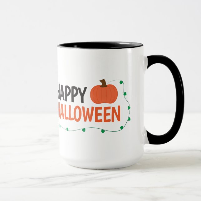 Happy Halloween (15 oz) Tasse (Rechts)