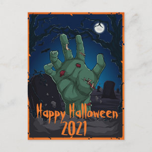 Happy Halloween 2021 Postkarte