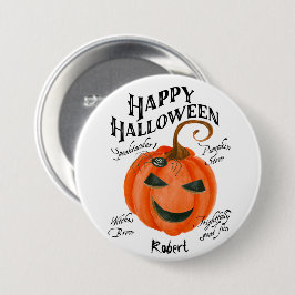 Happy-halloween-Abzeichen Button