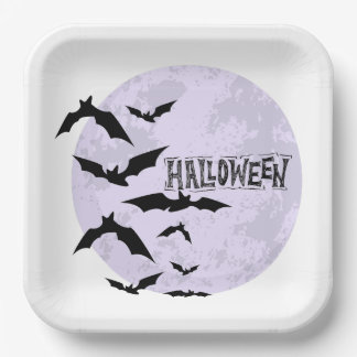 Happy Halloween Assiette en carton