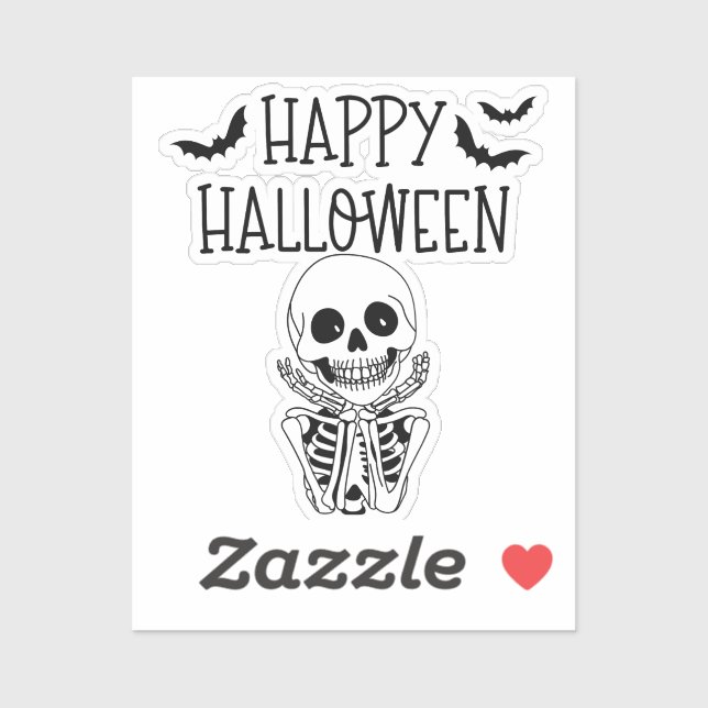 Happy Halloween Aufkleber (Blatt)