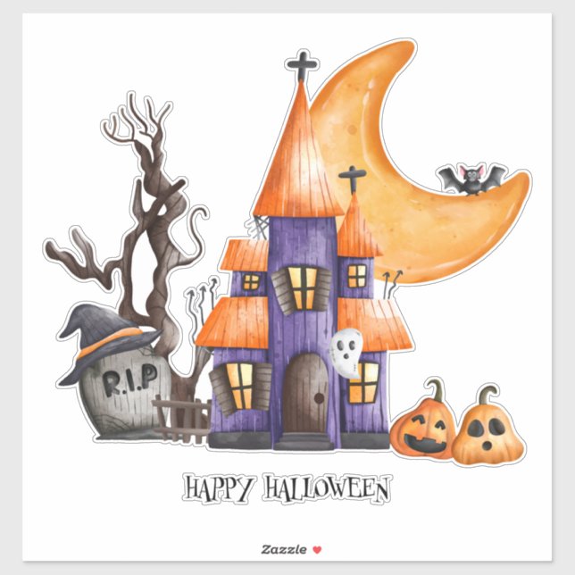 Happy Halloween  Aufkleber (Blatt)