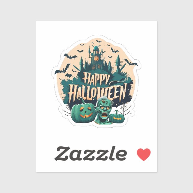 Happy Halloween Aufkleber (Blatt)