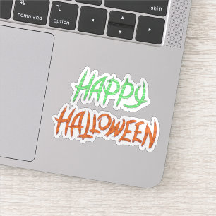 Happy halloween Aufkleber Schriftart
