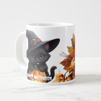 Happy Halloween Autumn Familie Jumbo-Tasse