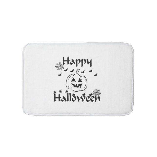 Happy Halloween Badematte (Vorderseite)