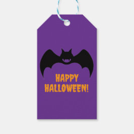 Happy Halloween Bat Geschenkanhänger
