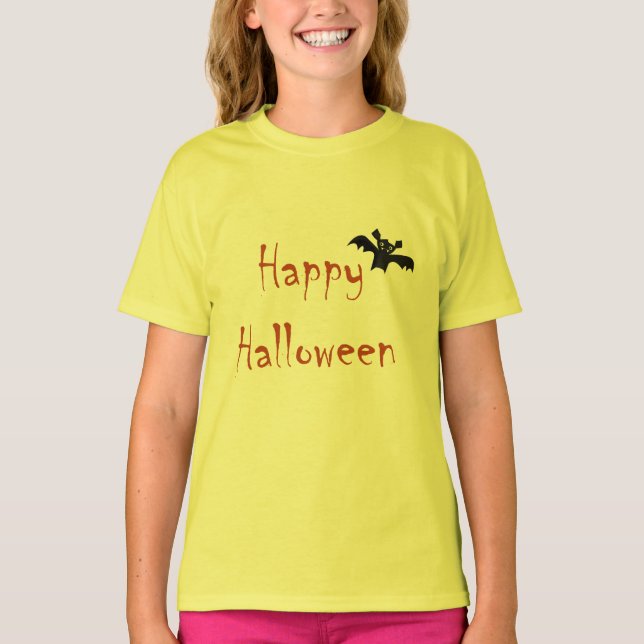 Happy Halloween Bat Shirt (Vorderseite)