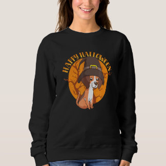 Happy Halloween Beagle Hexenhundin Halloween Sweatshirt