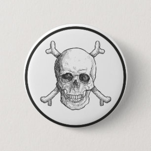 Happy Halloween Beängstigend Cat Button