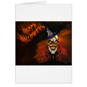 Happy Halloween Beängstigend Clown