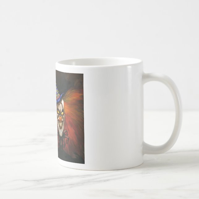 Happy Halloween Beängstigend Clown Kaffeetasse (Rechts)