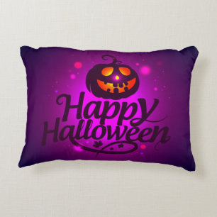 Happy Halloween Beängstigend Pumpkin Dekokissen