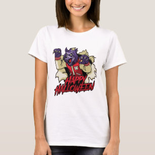 Happy Halloween Beängstigend Werewolf T-Shirt