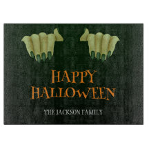 Happy Halloween | Beängstigender Hexenhandname