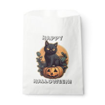 Happy Halloween Black Cat