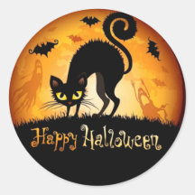 Happy Halloween Black Cat