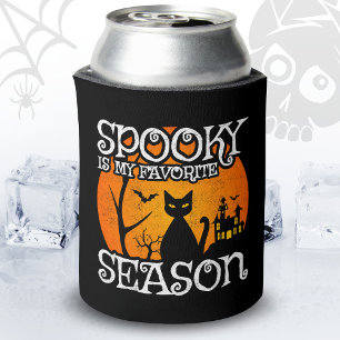 Happy Halloween Black Cat Spooky Saison Funny Hall Dosenkühler