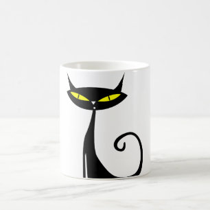 Happy Halloween Black Cat Tasse