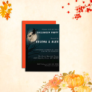 Happy halloween Black Hexe Einladung