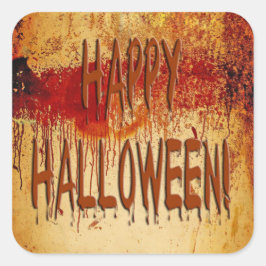 Happy Halloween Blood gestanzt Wall Sticker